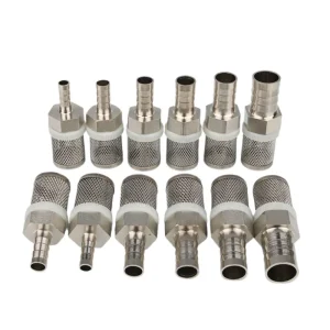 Stainless Steel Mesh Hose Filter 8-20mm Strainer for Irrigation Aquarium and Car Washing