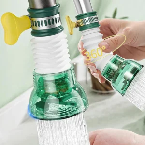 Universal 360 Rotation Faucet Bubbler Water Saving Aerator Head Nozzle for Kitchen Sink