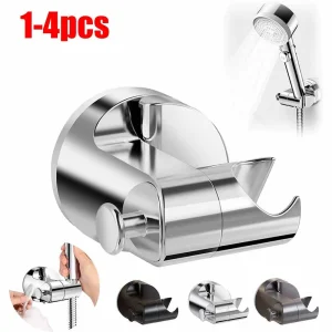 Adjustable Shower Head Holder Self-Adhesive Suction Cup Mount Strong Load Bearing